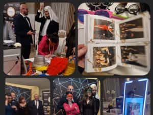 Oglindă magică*DJ*Lumini*Sonorizare*foto&video*Laser cercul magic *Artificii sparkulare reci*Baloane cu fum*Gheață carbonică — miniatura 4