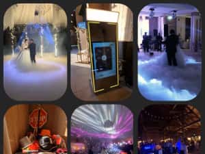 Oglindă magică*DJ*Lumini*Sonorizare*foto&video*Laser cercul magic *Artificii sparkulare reci*Baloane cu fum*Gheață carbonică — miniatura 5