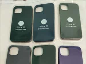 Husa silicon iphone 16 17 air 13 12 18 pro max 15 14 plus folie sticla — miniatura 4