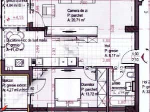 Apartament 2 camere decomandat, 58,7 mp utili + doua balcone, zona Iul — miniatura 5