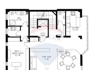 Apartament duplex 4 camere 4 bai 200 mp Bucuresti Domenii — miniatura 6