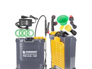 Pulverizator, vermorel de gradina cu acumulator, capacitate 16 litri, — miniatura 9