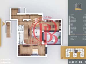 Th. Pallady 5 camere Duplex | Living 40mp | Dormitor 19mp — miniatura 1