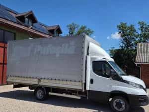 iveco daily an 2021  prelata 5 m lungime axa  spate dubla  impecabil  categ B — miniatura 2