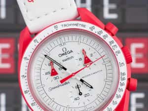 Ceas SWATCH X OMEGA MISSION TO MARS Chronograf Superb Nou 2026 !!! — miniatura 3