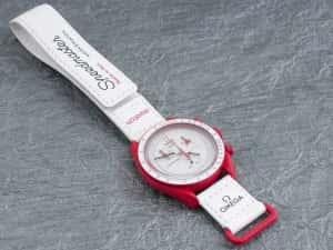 Ceas SWATCH X OMEGA MISSION TO MARS Chronograf Superb Nou 2026 !!! — miniatura 5
