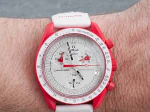 Ceas SWATCH X OMEGA MISSION TO MARS Chronograf Superb Nou 2026 !!! — miniatura 6