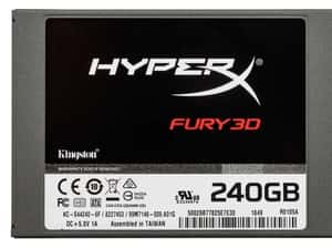 SSD Kingston HyperX Fury 240GB SATA-III 6G/s 100% Life 3DNow Win10 — miniatura 5
