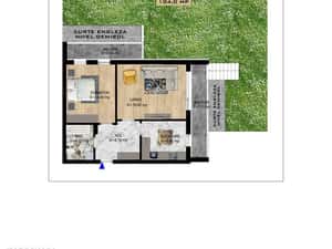 Apartament 2 camere cu curte 104 mp | TH PALLADY | TITAN DISTRICT — miniatura 1