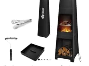 Semineu exterior grătar lemne — miniatura 4