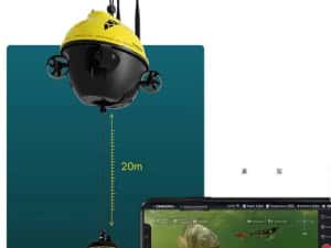 Nou drona subacvatica CHASING  1080p GPS 6h autonomie pescuit — miniatura 3