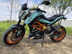 KTM Duke 390 ABS 2016 A2 14k km imp Gerrmania RAR facut — miniatura 4