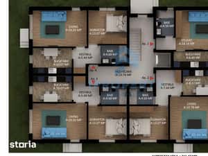 Proiect 12 Apartamente | Bloc P+2 cu lift | Ap 2 Cam si Gars | predare — miniatura 5