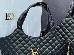 Geanta Ysl Maxy,logo metalic auriu,portofel simplu atasat, saculet — miniatura 2