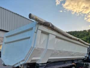 Ansamblu Mercedes Benz Arocs 2017 HAD Euro 6 + semiremorca Meierling ALU — miniatura 6