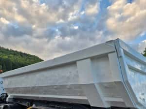 Ansamblu Mercedes Benz Arocs 2017 HAD Euro 6 + semiremorca Meierling ALU — miniatura 7