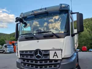 Ansamblu Mercedes Benz Arocs 2017 HAD Euro 6 + semiremorca Meierling ALU — miniatura 9