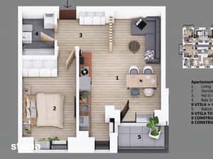 Apartament 2 camere strada Ion Creanga Otopeni — miniatura 4