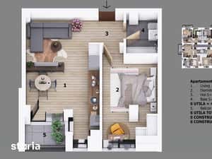 Apartament 2 camere strada Ion Creanga Otopeni — miniatura 6