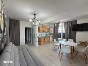 Apartament 2 camere mobilat complet, terasa 15 mp + parcare inclusa! — miniatura 4