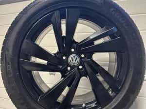 Jante NOI 20 ORIGINALE VW Touareg III Vara 285/45/20 CR R-Line Nevada — miniatura 8