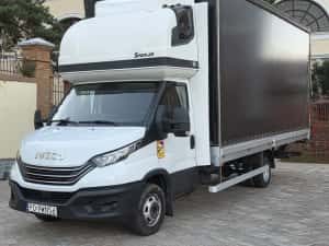 Iveco daily  50 c 18 2022 cu lift hidraulic 15 palet i 3.5 tone