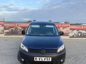 Vw Caddy- RAR  FĂCUT-1.6 Tdi, Full/ Piele/proiectoare/Bt/ dubă/Auto — miniatura 3