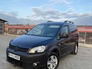 Vw Caddy- RAR  FĂCUT-1.6 Tdi, Full/ Piele/proiectoare/Bt/ dubă/Auto — miniatura 4