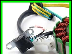 Magnetou Stator Atv LINHAI 420 410 400 300 - 18 Bobine 104mm — miniatura 4