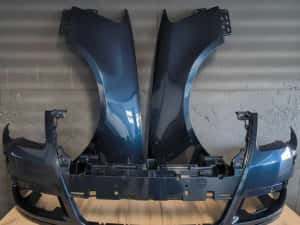 Bara & Aripa Fata Dreapta + Stanga VW Passat B6 05-11 LC5F Albastru — miniatura 2