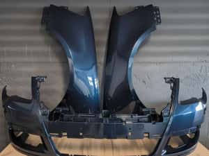 Bara & Aripa Fata Dreapta + Stanga VW Passat B6 05-11 LC5F Albastru — miniatura 3