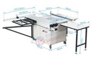 Masa pentru circular EW-550V2 — miniatura 2