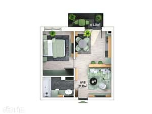 Apartament 2 camere — miniatura 5