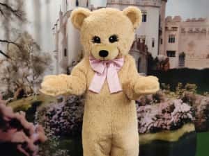 Mascot Urs Teddy din Blană Lux – Costum Premium pentru Evenimente — miniatura 5