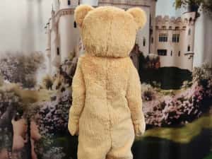 Mascot Urs Teddy din Blană Lux – Costum Premium pentru Evenimente — miniatura 6