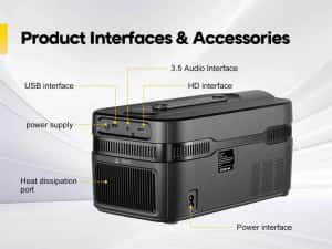 Proiector Magcubic HY450C, 900 ANSI 1080P NativeSuport 8K/4K Android11 — miniatura 2