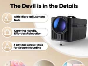 Proiector Magcubic HY450C, 900 ANSI 1080P NativeSuport 8K/4K Android11 — miniatura 7