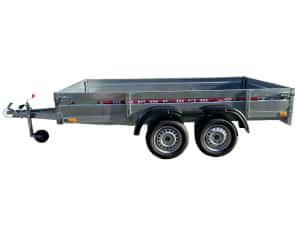 Remorca auto 750 kg Produs in Romania ,RAR cadou,2 AXE — miniatura 3