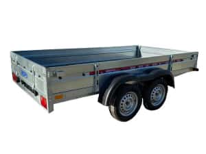 Remorca auto 750 kg Produs in Romania ,RAR cadou,2 AXE — miniatura 10