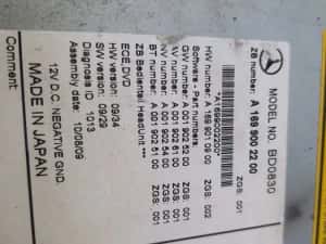 Radio cd player mercedes a class w169 a1699002200 — miniatura 6