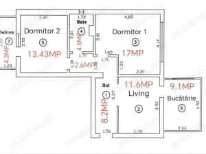 Lux 3 Camere Decomandat Centrala Proprie Plus Boxa Zona Sagului Shopping City — miniatura 7