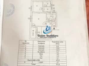 Apartament 3 camere, luminos, Maratei 2 Piatra Neamt — miniatura 3