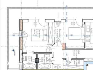 Apartament cu 4 camere, semidecomandat, 102 mp utili, zona Aradului — miniatura 3