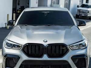 Extensii Lip bara Fata Praguri Difuzor BMW F96 X6M 2019-2023 — miniatura 4