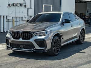 Extensii Lip bara Fata Praguri Difuzor BMW F96 X6M 2019-2023 — miniatura 6