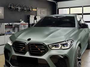 Extensii Lip bara Fata Praguri Difuzor BMW F96 X6M 2019-2023 — miniatura 8