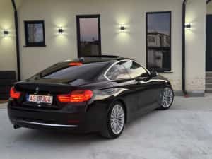 BMW 420i -Coupe-184 cp-2014-Luxury Line-Trapă-interior sport-Impecabil — miniatura 3
