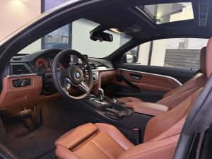 BMW 420i -Coupe-184 cp-2014-Luxury Line-Trapă-interior sport-Impecabil — miniatura 5