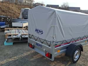 Remorca 750 kg auto Fabricat in Romania RAR ,cadou — miniatura 4