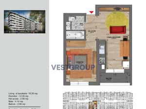 Apartament 2 Camere Militari Direct Dezvoltator — miniatura 3
